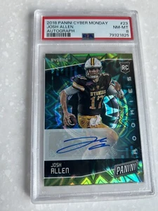 2018 Panini Cyber Monday Josh Allen Autographed Rookie Card - Picture 1 of 4