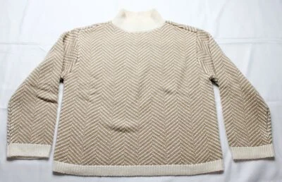 Haven Well Within Women's Merino Cashmere Herringbone Sweater LB3 Anise Medium - Image 1 of 4