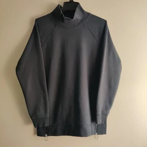 Athleta Pullover Damen Gr. ST Dual Side Zip Pulli Langarm dunkelgrün - Bild 1 von 8