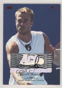 2012 Ace Authentic Grand Slam 3 Red Foil Oliver Marach #99 Auto