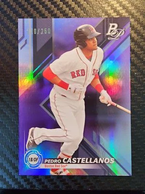 2019 Bowman Platinum # TOP-87 Pedro Castellanos Boston Red Sox - Image 1 of 2