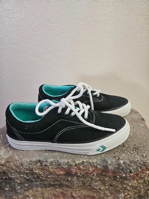 РАЗМЕР 4,5 мужской размер 6 женщин УНИСЕКС CONVERSE черный/зеленый теннисные туфли INVPV2143 - Изображение 1 из 3