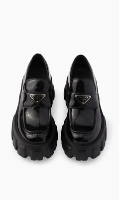 PRADA NEW shoes women 38 Loafers Platform - Image 1 of 4