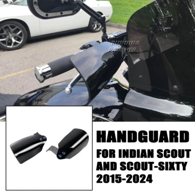 PARA 2015-2024 INDIAN SCOUT/SCOUT-SESENTA Guardamanos Manillar Protector Guardamanos Foto 1 de 4