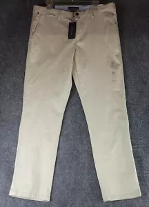 Tommy Hilfiger The Flex Chino Pants Mens Size 34 X 32 Tan Beige Regular Fit - Picture 1 of 9