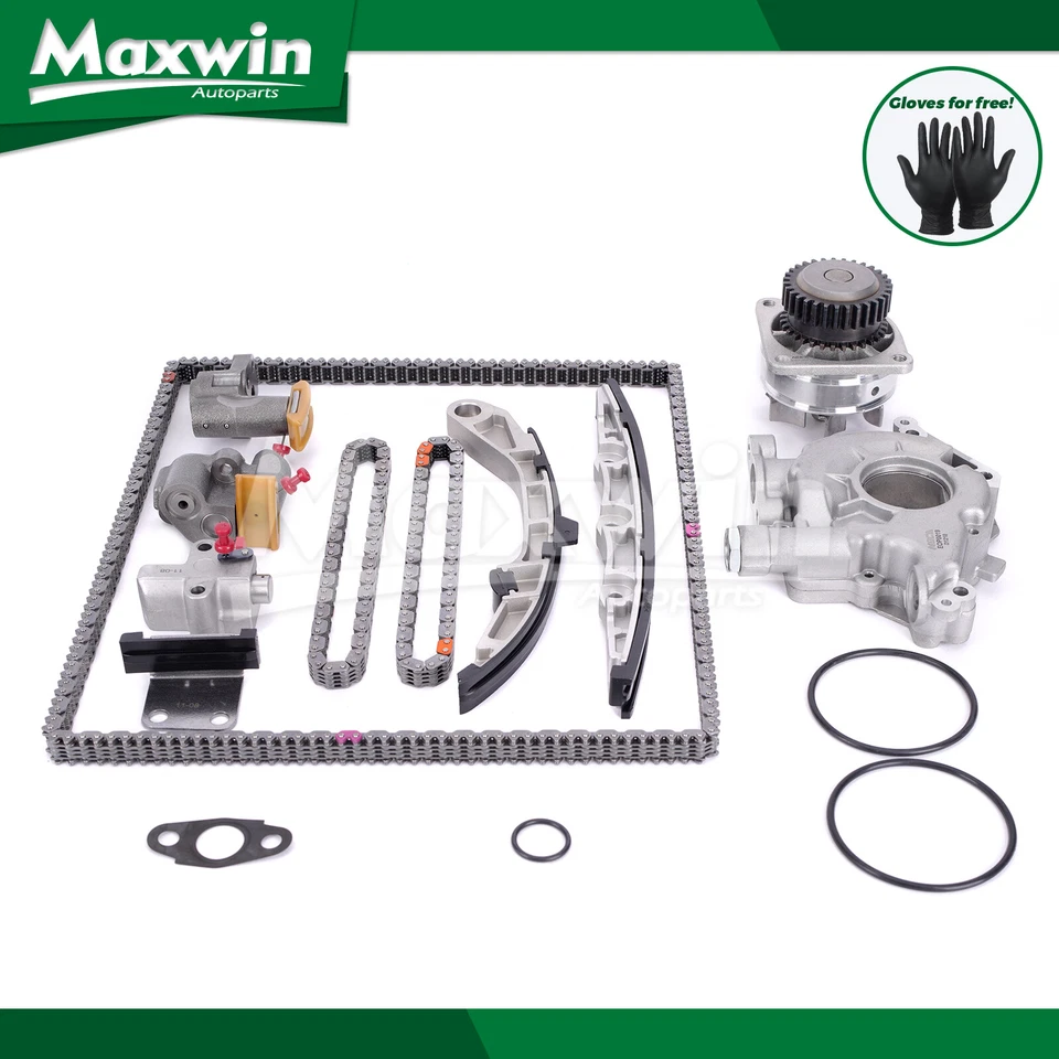 Timing Chain Kit Oil Water Pump Fit INFINITI FX35 G35 Nissan 350Z Murano Maxima - Image 1 of 4