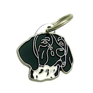 Dog name ID Tag German shorthaired pointer, Personalized, Engraved, Handmade - Picture 1 of 12