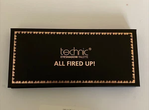 Technic Neutral Matte Shimmer Eyeshadow Palette - All Fired Up - Picture 1 of 3