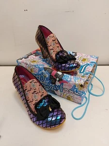 Irregular Choice 'Kanjanka' Blue Heeled Shoes - EU Size 41 - Picture 1 of 17