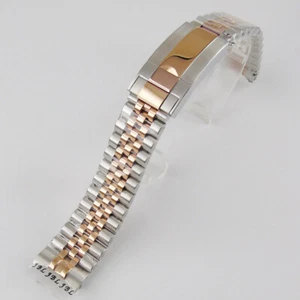 Rose golden two tone 20mm 316L SS Jubilee Bracelet fit for 40mm homage watch - Picture 1 of 4