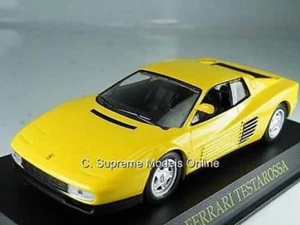 FERRARI TESTAROSSA MODEL CAR 1/43 SCALE PACKED YELLOW SPORT ISSUE ITALY K897Q~#~ - Picture 1 of 8