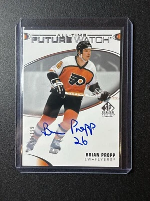 2020-21 Upper Deck SP Legends All Time Future Watch Auto /199 Brian Propp - Image 1 of 2