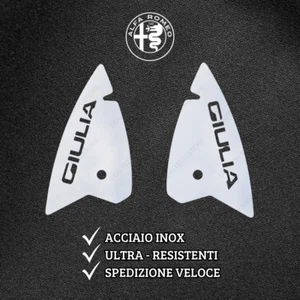 Copripassaruota Parasassi Passaruota GIULIA in ACCIAIO INOX Wheel Arches Cover - Foto 1 di 2