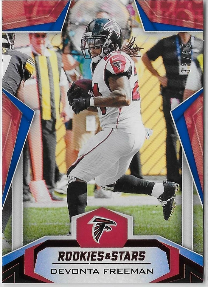 2019 Panini Rookies & Stars DEVONTA FREEMAN RED BLUE PARALLEL #66 FALCONS /35 - Image 1 of 1