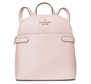 Neu mit Etikett Kate Spade New York Staci Dome Leder Rucksack kreiderosa - Bild 1 von 5