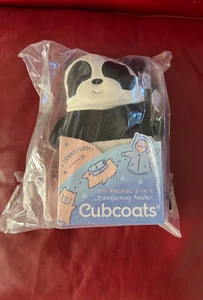 Cubcoats Papo the Panda Zip-Up Hoodie Color Black/Grey Size 2T - Picture 1 of 4