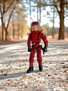 Lanard The Corps Action Figure 2005 Red Vulture Pilot Military Soldier 4" - Picture 1 of 12