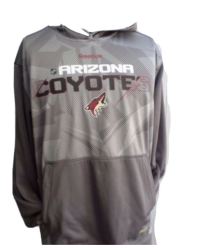 NEW- Phoenix Coyotes Center Ice Reebok Speedwick NHL Hockey $102 XL Hoodie Men's Cover