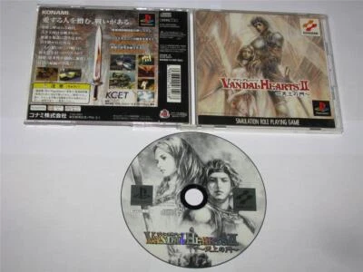Vandal Hearts II 2 (Japonés) Playstation PS1 Japón Importación Vendedor de EE. UU. Foto 1 de 4