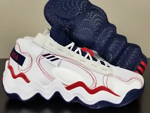 ZAPATOS DE BALONCESTO ADIDAS EXHIIT B EQUIPO EE. UU. OLÍMPICOS BLANCOS HR0033 (TALLA 14.5) - Imagen 1 de 14