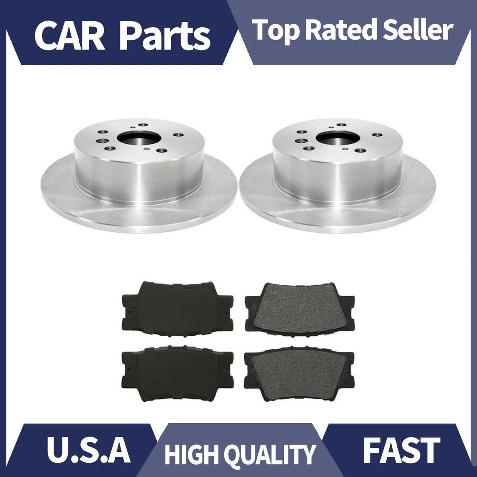 Задние тормозные диски и керамические тормозные колодки для Lexus ES350 2007-2012 годов выпуска - Изображение 1 из 4