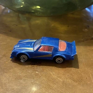 Vintage 1980s Pontiac Firebird Trans Am Blue 1:64 O14 - Picture 1 of 1