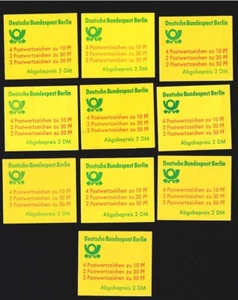 BERLIN - 10 verschiedene Markenheftchen Michel: 11 - Bild 1 von 1