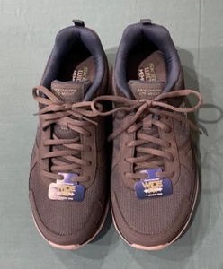 Neu ohne Karton SKECHERS grauer Schnürschuh breite Passform Memory Foam für Herren, Größe 9US, 42 EU - Bild 1 von 7