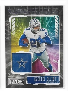 EZEKIEL ELLIOTT 2021 PANINI PLAYBOOK ZONING COMMISSION DALLAS COWBOYS $1.99 ROOM - Picture 1 of 2