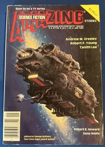 Amazing science fiction stories Magazine January 1985, VG - Picture 1 of 2