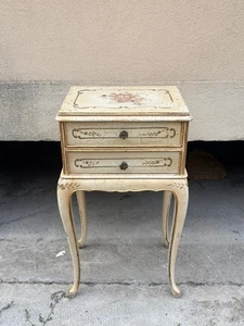 EINGANGSSCHRANK IM VENEZIANISCHEN STIL VINTAGE 40er Jahre - Bild 1 von 9