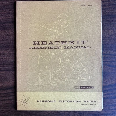 Medidor de distorsión armónico manual de montaje Heathkit modelo IM-12 vintage Foto 1 de 2