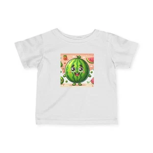 Watermelon Infant Tee, Cute Baby T-Shirt, Summer Baby Clothes, Toddler [...] - Picture 1 of 32