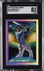 2023 TOPPS COSMIC CHROME STARS IN THE NIGHT #STN-6 BOBBY WITT JR. SGC 8 - Picture 1 of 2