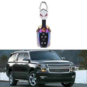 Remote Key Fob Shell Case Cover For GMC Yukon Fit Chevy Tahoe Suburban Silverado - Picture 1 of 12
