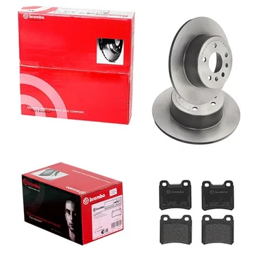 BREMBO Discos de Freno 286mm + Pastillas Traseras Apto para Opel Vectra B+ Saab - Imagen 1 de 4