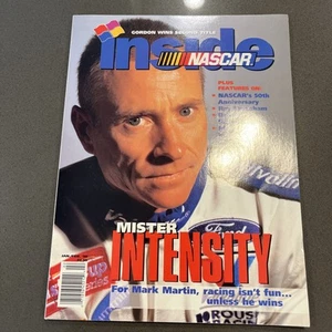 January/February 1998 INSIDE NASCAR MAGAZINE MARK MARTIN COVER MR. Intensity - Picture 1 of 3