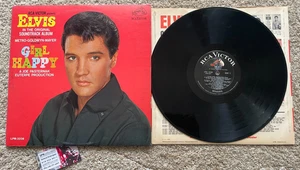 Elvis Presley Girl Happy 1965 USA Original Vinyl LP MONAURAL Mono Hollywood 5S - Picture 1 of 2