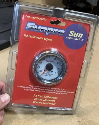 SUNPRO Sun Super Tach II 8000 RPM Tachometer, Sealed In Package - Image 1 of 4