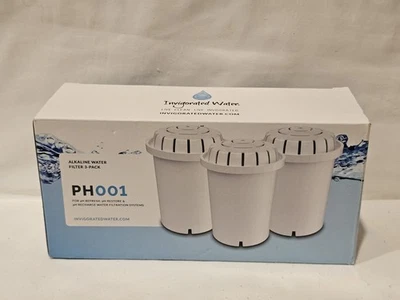 Invigorated Water PH001 3-Pack Alkaline Water Filters PH Restore Refresh New - Image 1 of 4