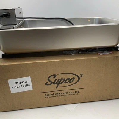 NEW SUPCO CONDENSATE PAN 15 QT, 120V, 1440W, 12A 21LX13WX4H CP815 - Image 1 of 3