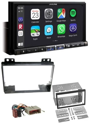 Alpine 2DIN DAB USB MP3 Bluetooth Autoradio für Ford Fiesta 03-05 Fusion 02-05 - Bild 1 von 4