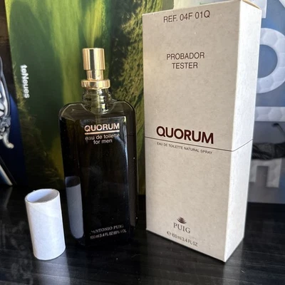 Quorum by Antonio Puig EDT Cologne Men Vintage Tester - Image 1 of 2