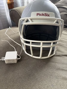 Ionchill PickSix Game Cooler Football Helmet Grey, 6-Can Mini Fridge - Picture 1 of 12