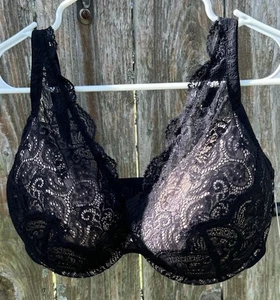 ThirdLove Black Beige Lace Contour Plunge Underwire NWT Women's Bra Size 38F - Picture 1 of 17