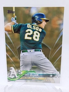 2018 Topps - Matt Olson #396 Gold/2018 - Imagen 1 de 1