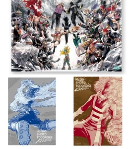 My Hero Academia Original Art Exhibition 2025 Art posters Set A2 B2 - Picture 1 of 5