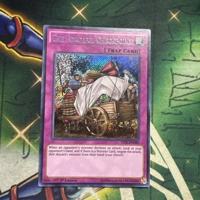 Yugioh! The Forceful Checkpoint TDIL-EN080 Secret Rare 1st Edition NM - Image 1 of 2