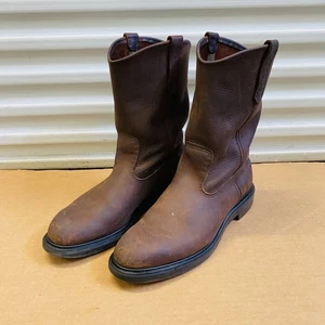 RED WING PESOS 1132 BRAUNE STIEFEL GRÖSSE 12 D ASTM F2892-18 EH HERGESTELLT IN USA - Bild 1 von 17