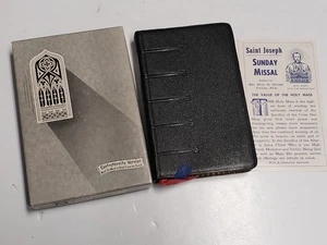 Vtg 1957 Saint Joseph SUNDAY MISSAL Catholic Prayer Book w/Latin - NEW in Box - Picture 1 of 11